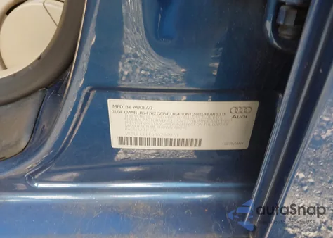 2004 Audi A4 1.8T из США, поврежденный, VIN WAULC68E54A244070